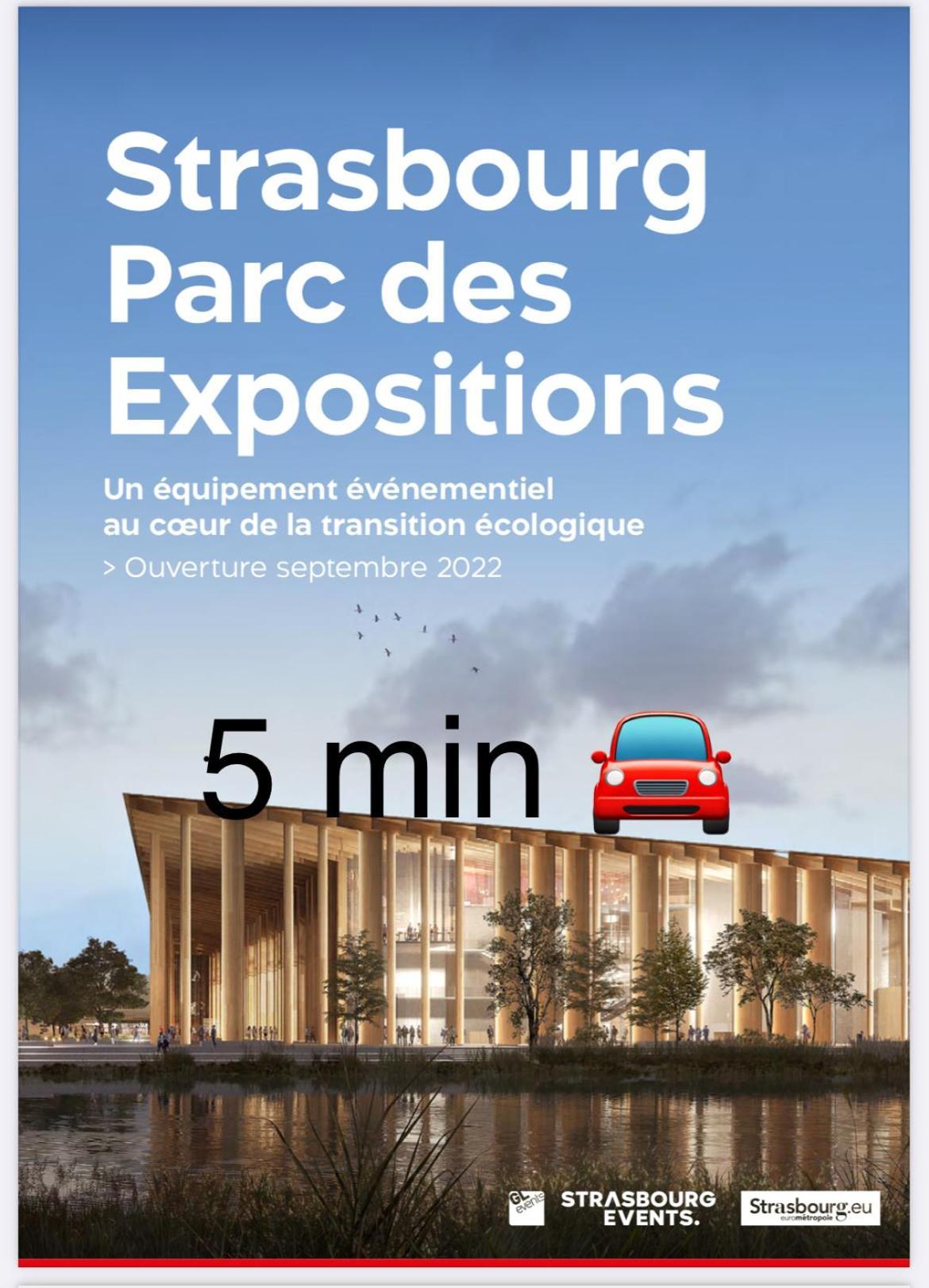 Parlementaire Europeen, Waken Schiltigheim Exterior foto